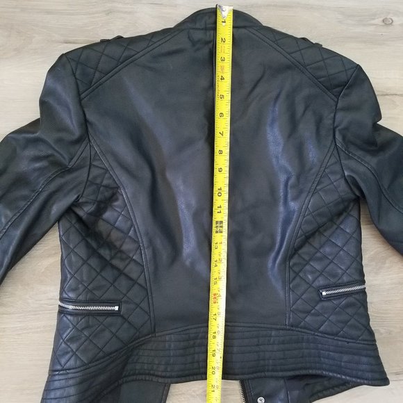 Zara Soft Vegan Leather Jacket (Like New) - Picture 7 of 9